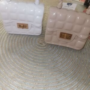 Bolso Blanco y Beige