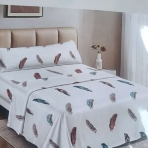 Juego sábanas hojas