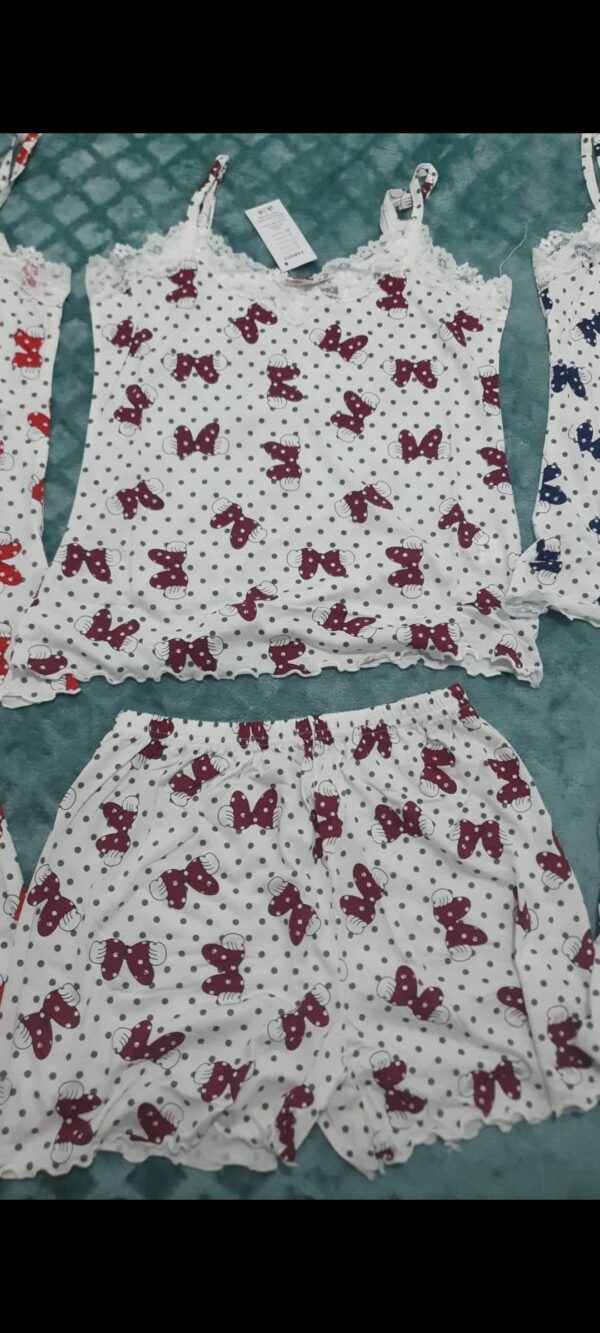Pijama lazos vino - Imagen 2